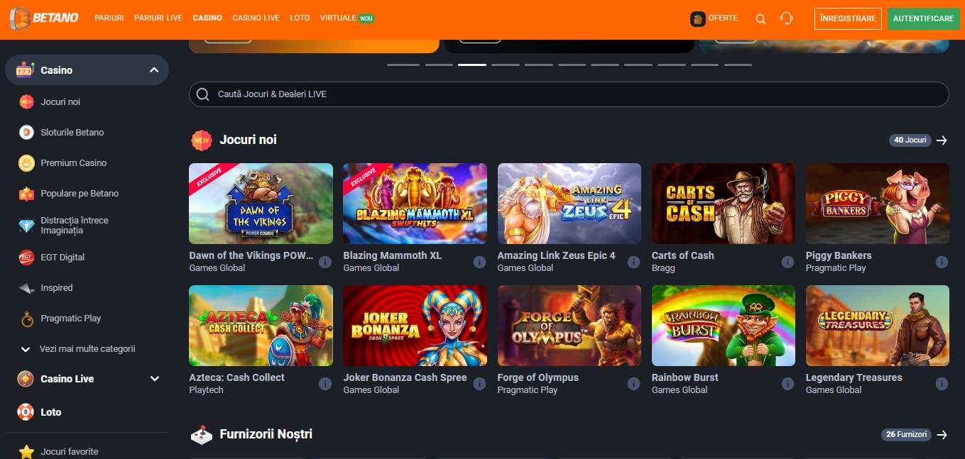 Betano Casino Casino Games