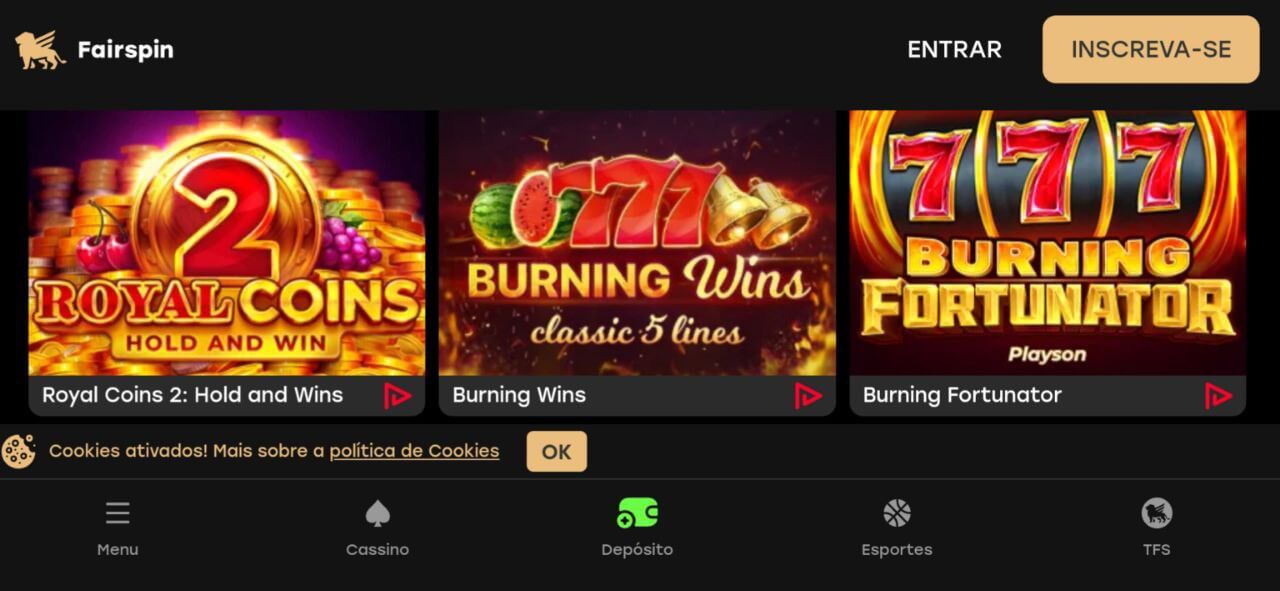 Fairspin Casino Portugal