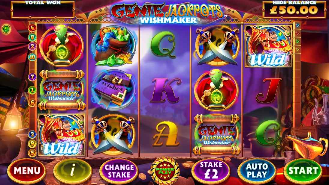 Genie Jackpots Wishmaker