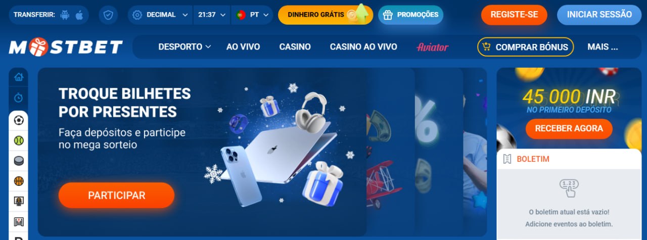 MostBet os jogadores