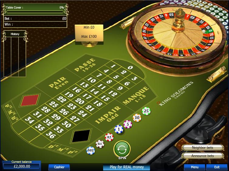 Premium French Roulette Portugal Deluxe