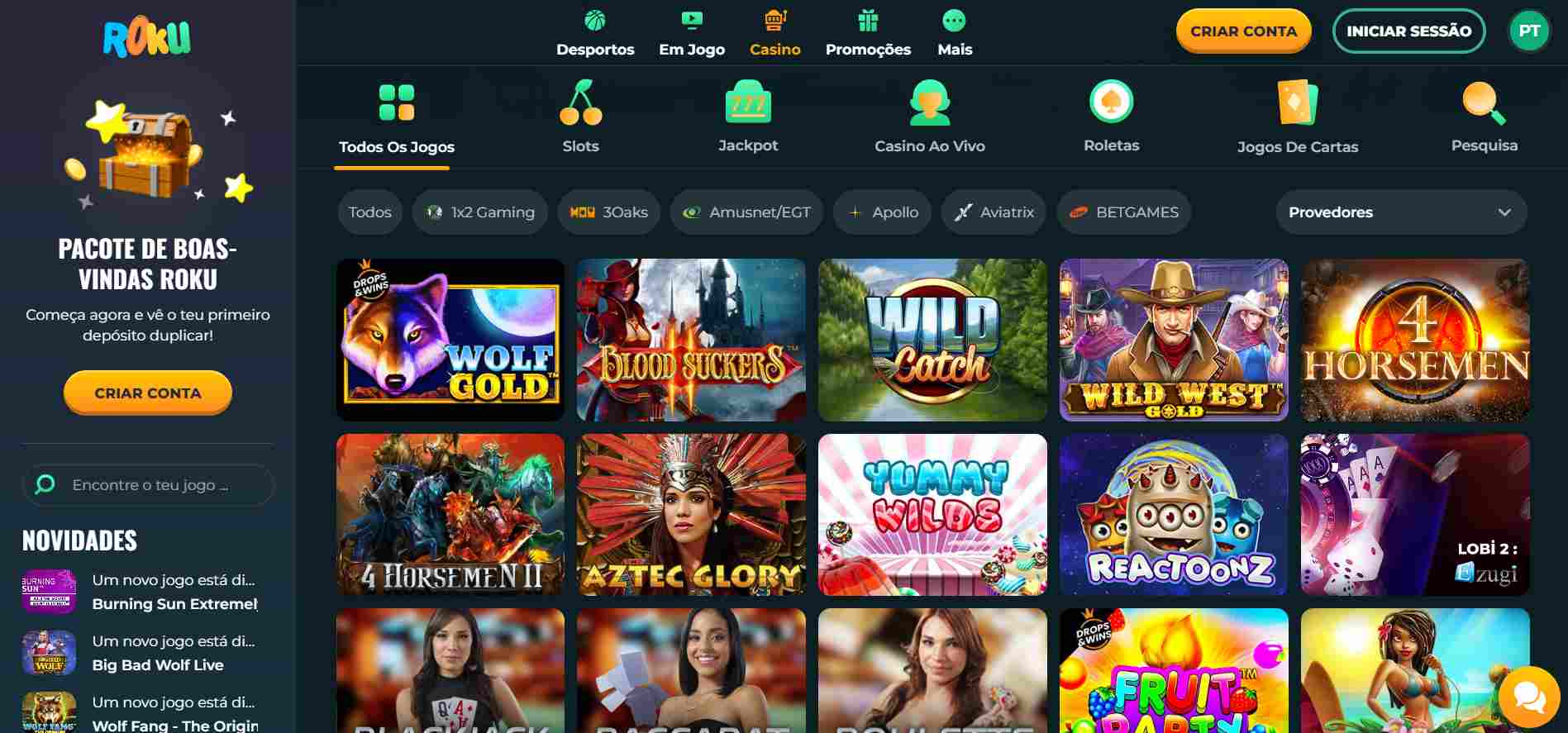 Revisão do Roku Casino PT